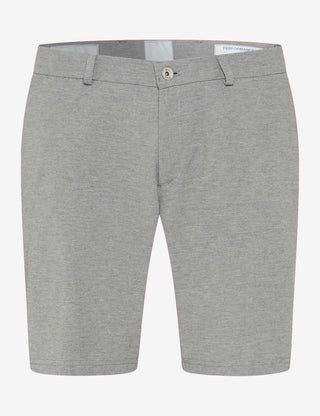 BRAX SILVIO PB platin Shorts - Misty Grey Melange - 7269020 86-5208-06