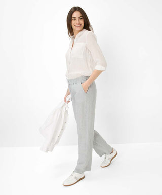 BRAX Farina Schlupfhose - Misty Silver Grey - 9871120 71-2208-09