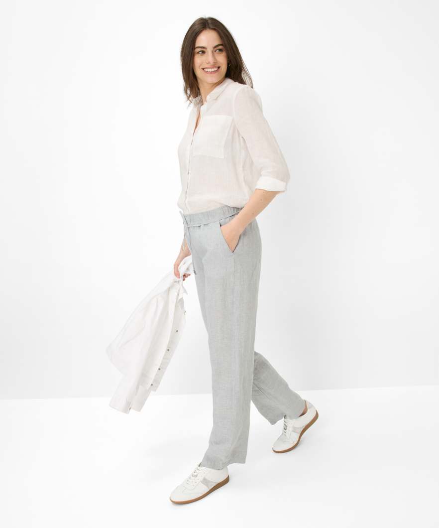 BRAX Farina Schlupfhose - Misty Silver Grey - 9871120 71-2208-09 von BRAX