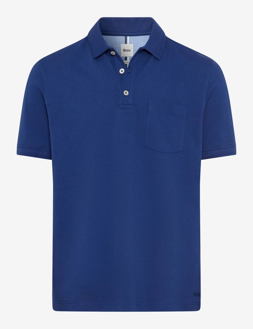 BRAX PETE BT Poloshirt - Ocean Drive Blue - 70431400 26-4848-14