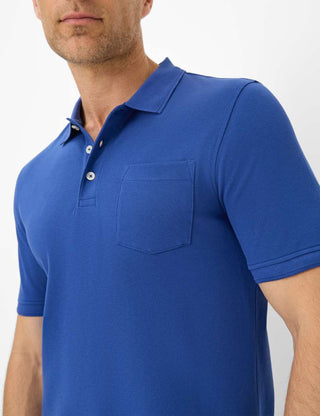 BRAX PETE BT Poloshirt - Ocean Drive Blue - 70431400 26-4848-14