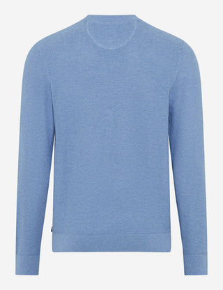 BRAX RICK Strickpullover Rundhals - Sky Harbor Blue - 70126800 26-4108-16