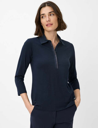 BRAX CLEO Poloshirt - Midnight Indigo - 90639800 36-3608-22