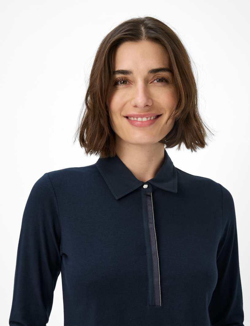 BRAX CLEO Poloshirt - Midnight Indigo - 90639800 36-3608-22 von BRAX