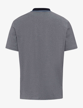 BRAX PETTER Poloshirt - Steel Fog Blue - 70420800 214768-23
