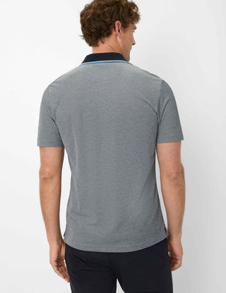 BRAX PETTER Poloshirt - Steel Fog Blue - 70420800 214768-23