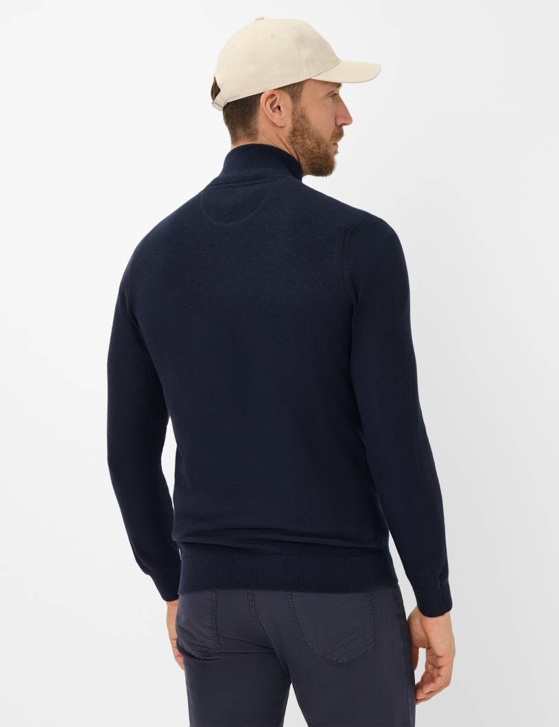 BRAX JAKE Strickjacke/Cardigan - Midnight Navy Knit - 70127800 26-4108-23 von BRAX
