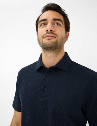 BRAX Pan Poloshirt - Midnight Ink Blue - 70432900 26-5598-23