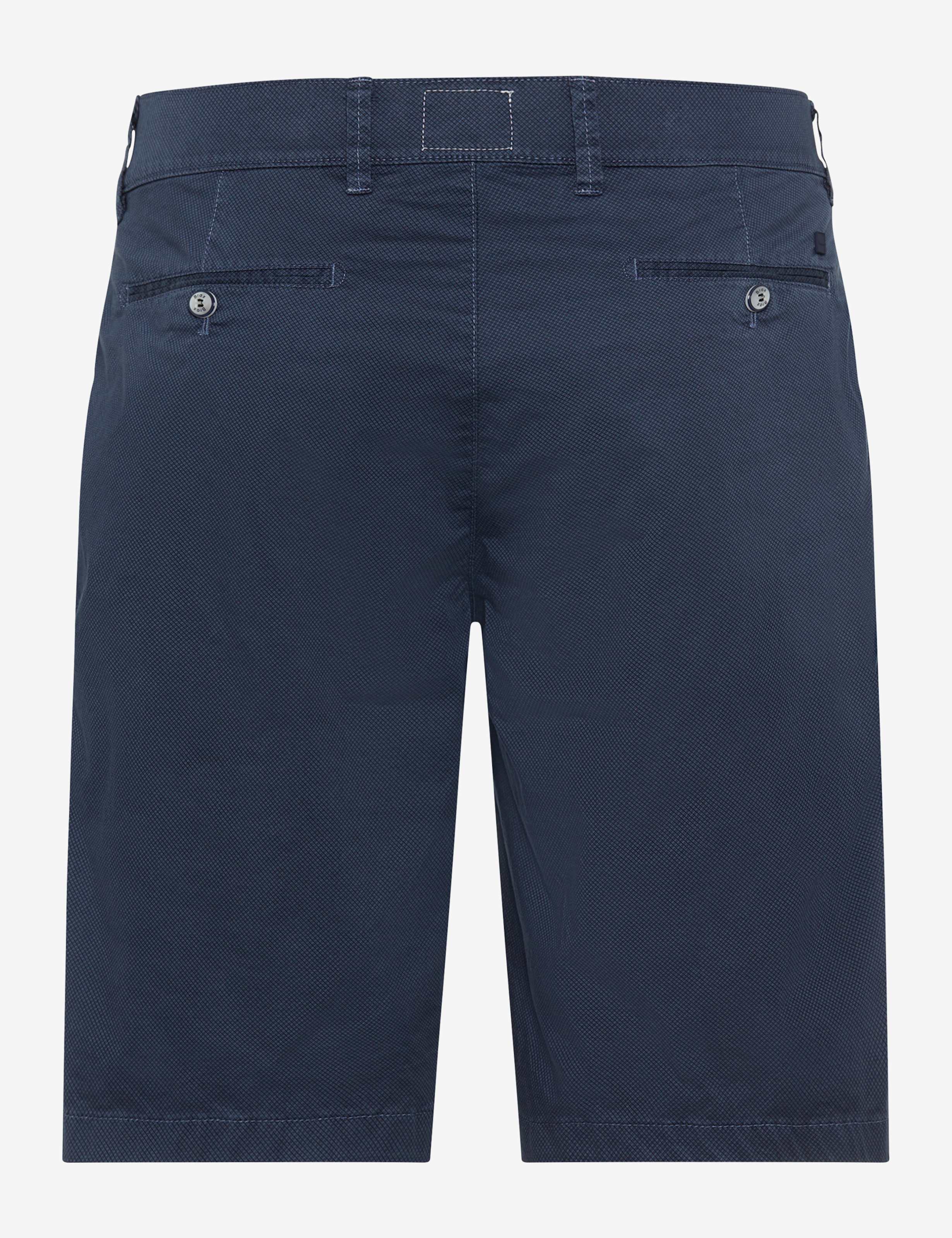 BRAX Bozen Herren-Chino-Shorts - Deep Navy Speckle - 7864720 81-1558-23 von BRAX