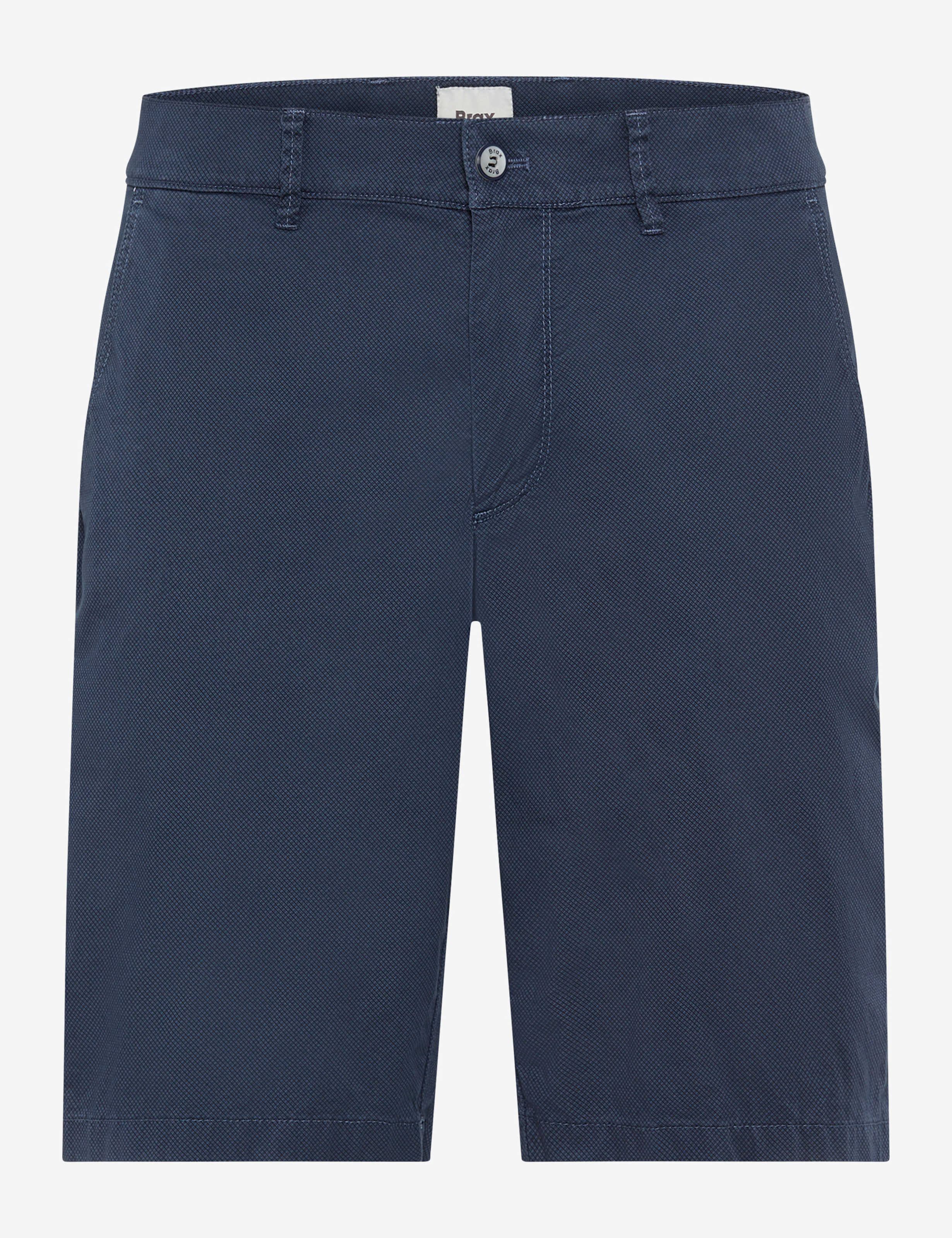 BRAX Bozen Herren-Chino-Shorts - Deep Navy Speckle - 7864720 81-1558-23