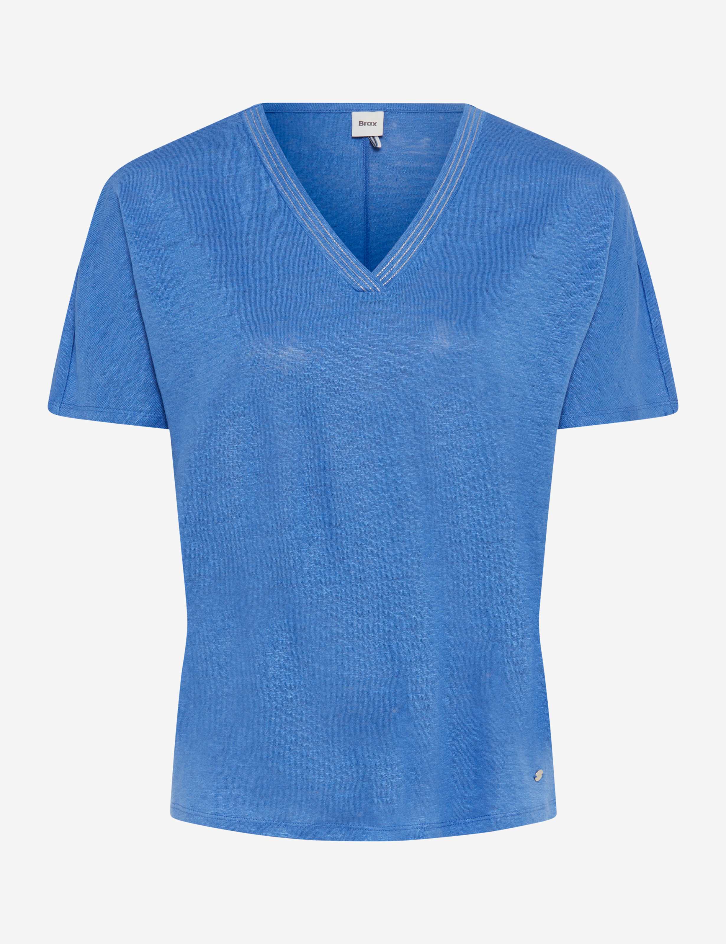 BRAX CAELEN Kurzarm T-Shirt - Azure Breeze Blue - 90638500 31-7208-24