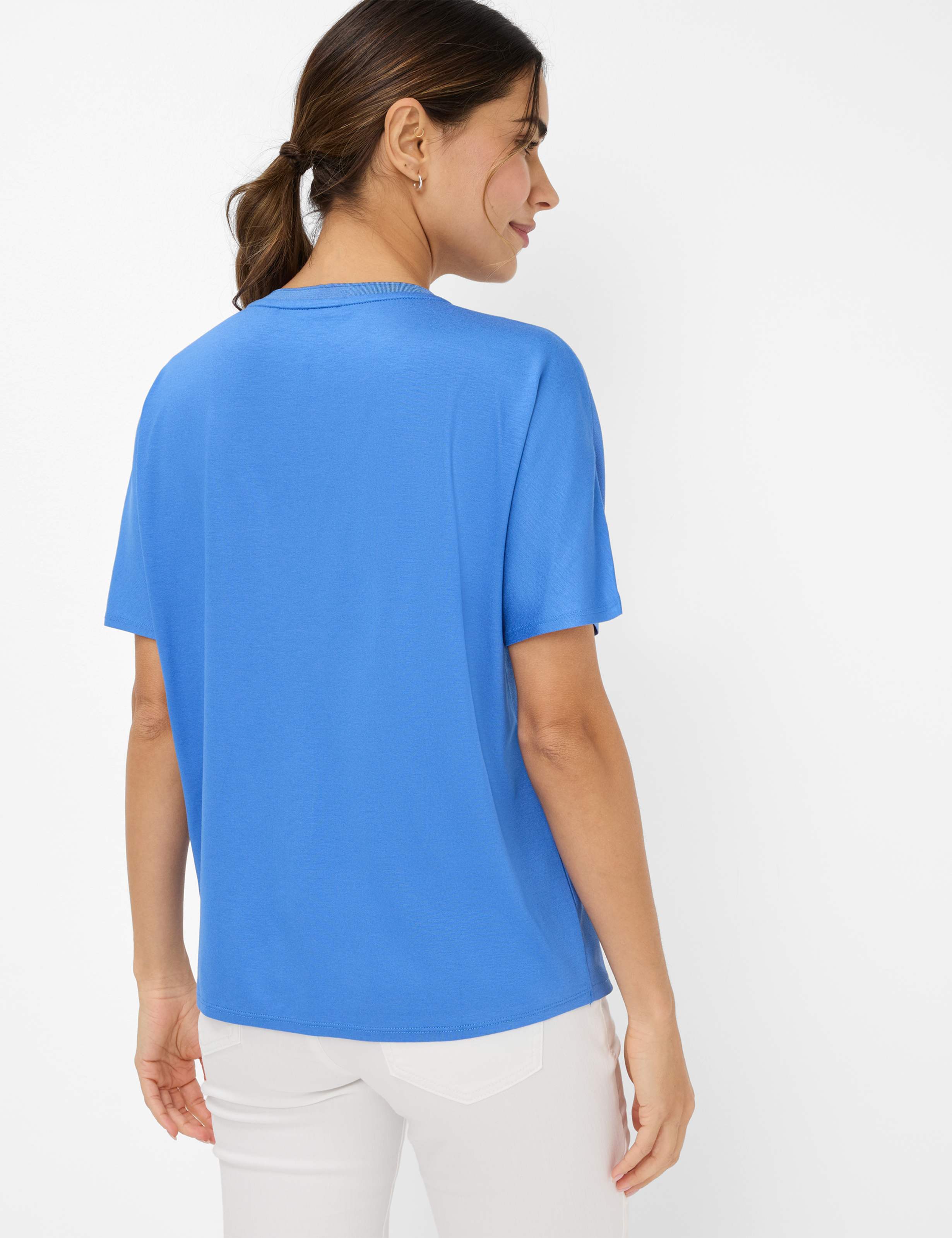 BRAX CAELEN Kurzarm T-Shirt sapphire blue 90639100 36-4438-24 von BRAX