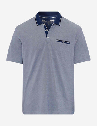 BRAX PETTER Poloshirt - Sea Slate Blue - 70428200 21-4768-25