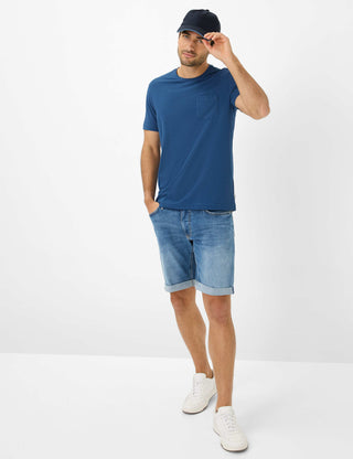 BRAX TODD Kurzarm Shirt - Midnight Azure - 70818500 26-4678-25