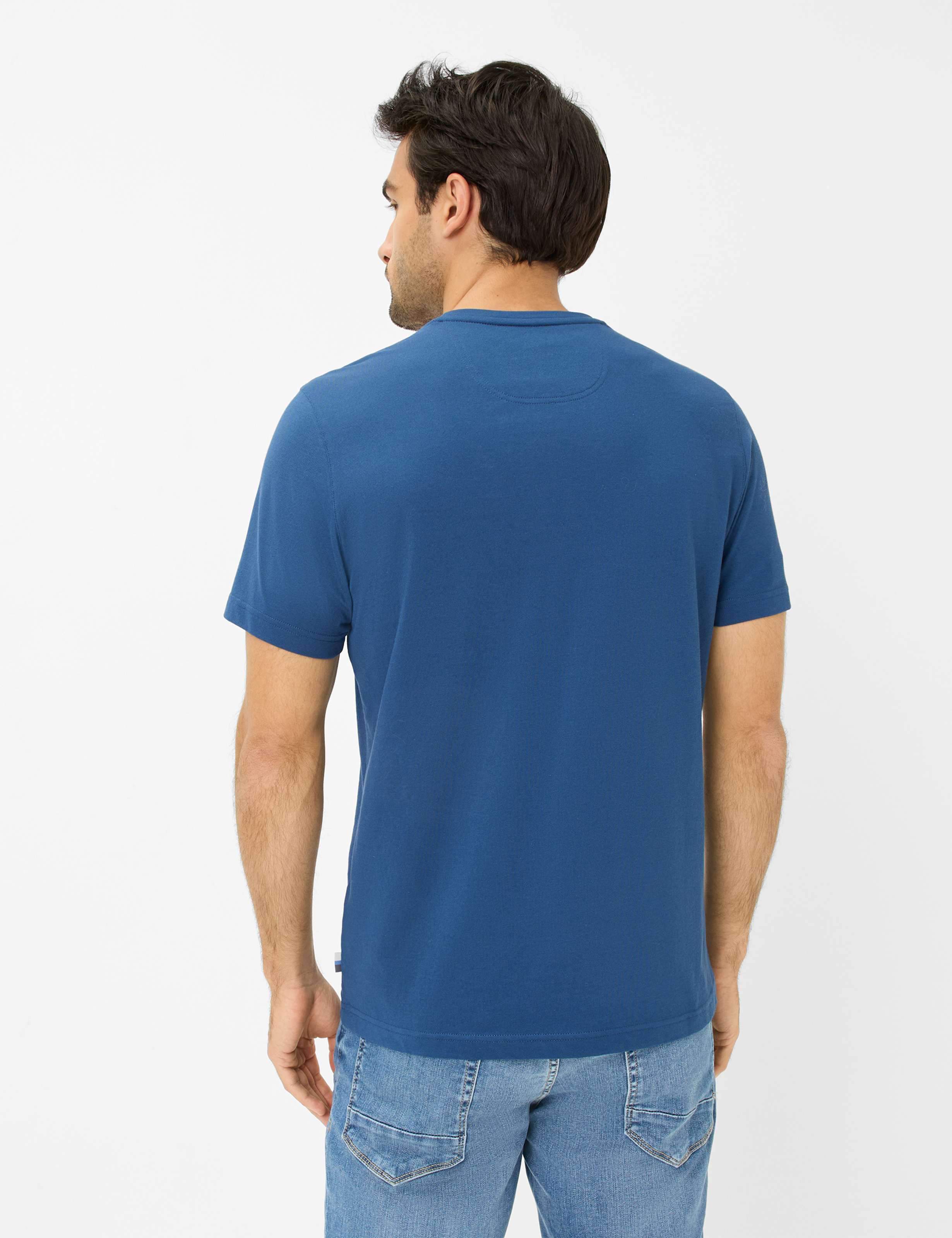 BRAX TODD Kurzarm Shirt - Midnight Azure - 70818500 26-4678-25 von BRAX