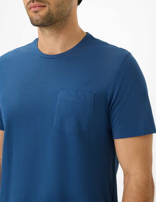 BRAX TODD Kurzarm Shirt - Midnight Azure - 70818500 26-4678-25