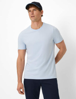 BRAX TED Kurzarm T-Shirt - Sky Mist Blue - 70816100 26-4538-29
