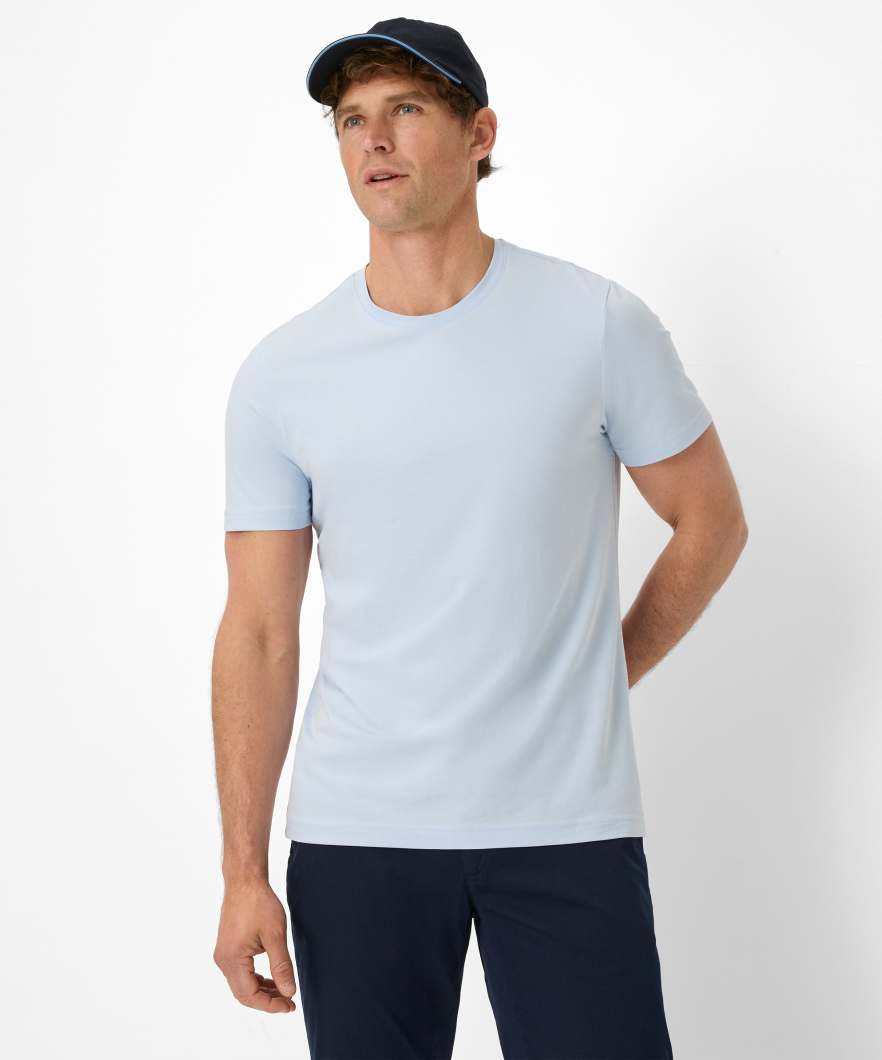 BRAX TED Kurzarm T-Shirt - Sky Mist Blue - 70816100 26-4538-29 von BRAX