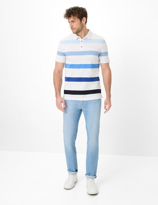 BRAX PETE S Poloshirt - Sea Breeze Azure - 70431500 26-4848-29