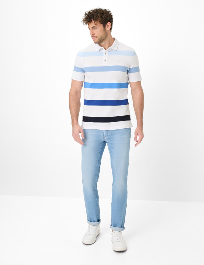 BRAX PETE S Poloshirt - Sea Breeze Azure - 70431500 26-4848-29 von BRAX