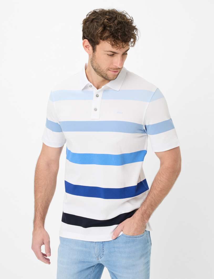 BRAX PETE S Poloshirt - Sea Breeze Azure - 70431500 26-4848-29 von BRAX