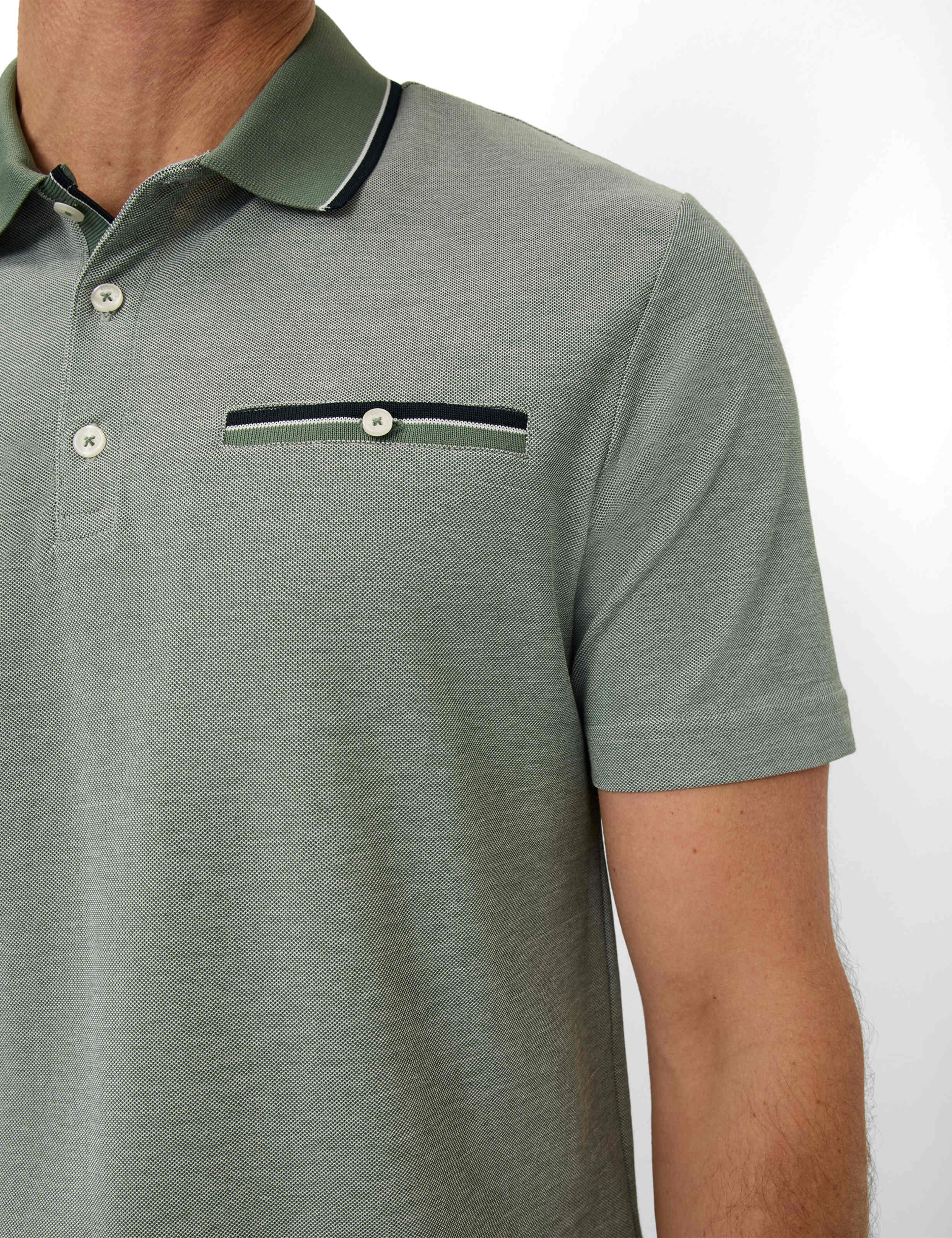 BRAX PETTER Poloshirt - Sage Terrace Green - 70428200 21-4768-36 von BRAX