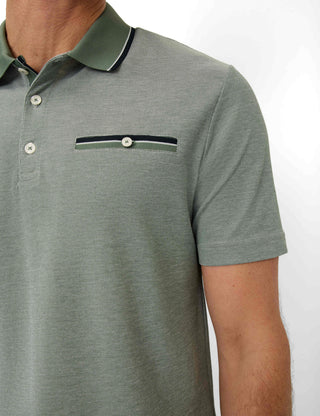 BRAX PETTER Poloshirt - Sage Terrace Green - 70428200 21-4768-36
