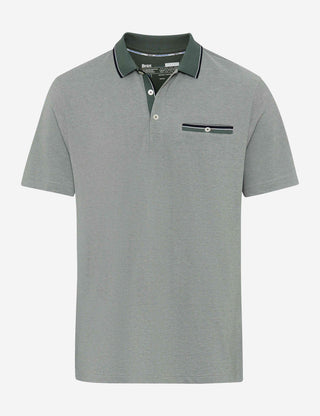 BRAX PETTER Poloshirt - Sage Terrace Green - 70428200 21-4768-36