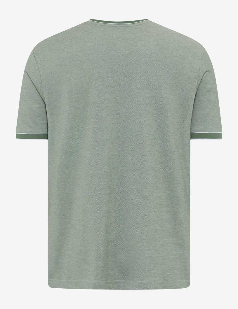 BRAX TED Kurzarm T-Shirt - Sage Mist - 70817200 26-4768-36