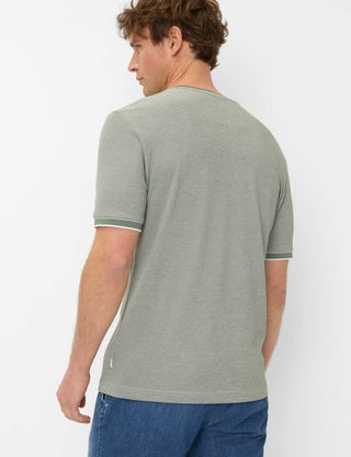 BRAX TED Kurzarm T-Shirt - Sage Mist - 70817200 26-4768-36