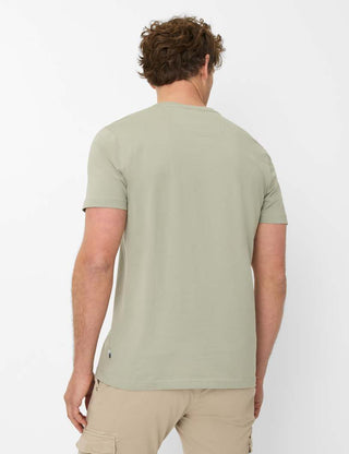 BRAX TED Kurzarm T-Shirt - Sage Drift Green - 70816100 26-4538-37
