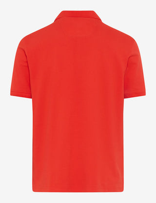 BRAX PETE BT Poloshirt - Ember Red Knit - 70431400 26-4848-44
