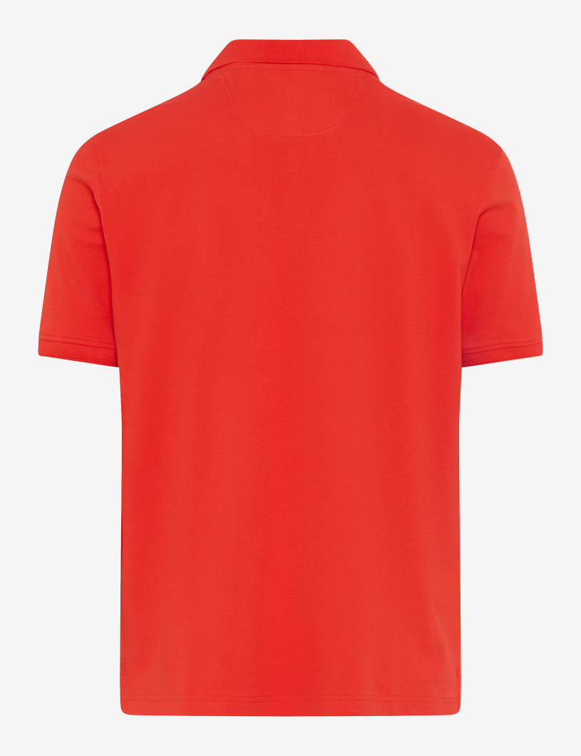BRAX PETE BT Poloshirt - Ember Red Knit - 70431400 26-4848-44
