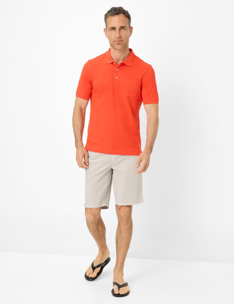 BRAX PETE BT Poloshirt - Ember Red Knit - 70431400 26-4848-44 von BRAX