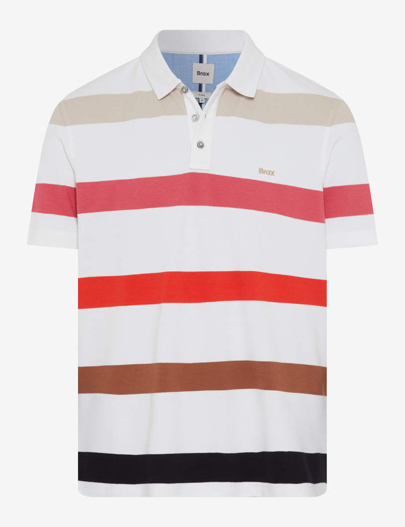 BRAX PETE S Poloshirt - Harbor Riviera White - 70431500 26-4848-44