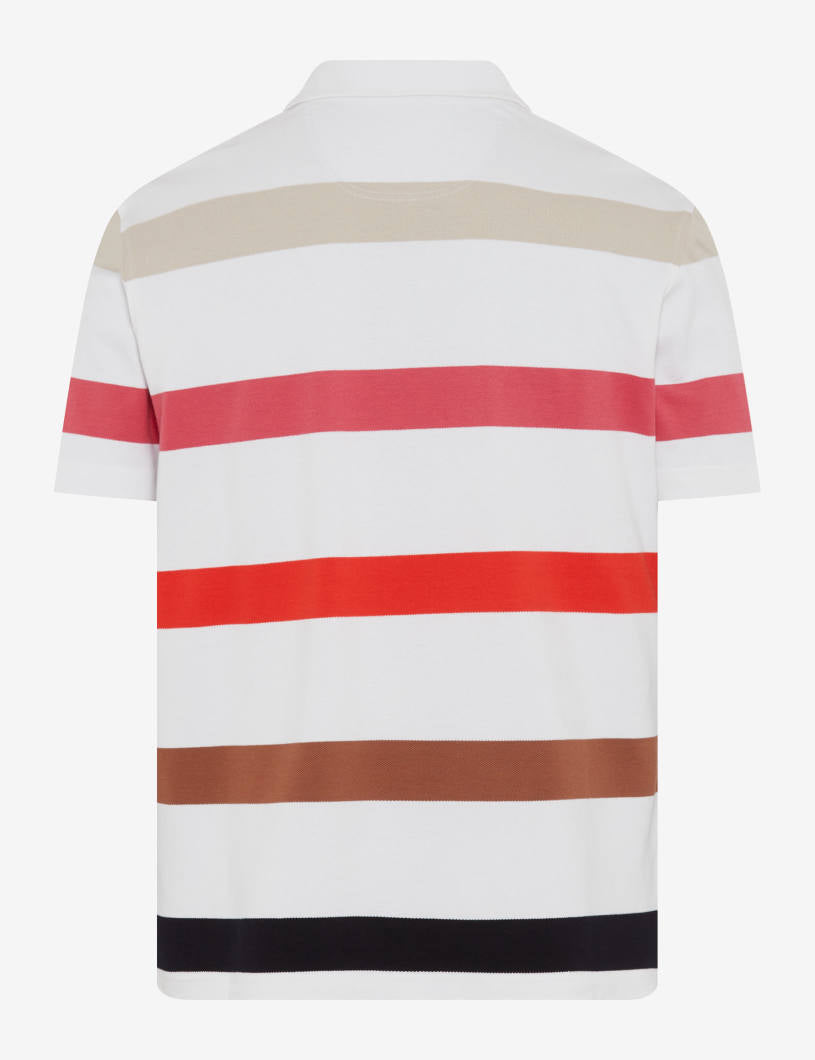 BRAX PETE S Poloshirt - Harbor Riviera White - 70431500 26-4848-44