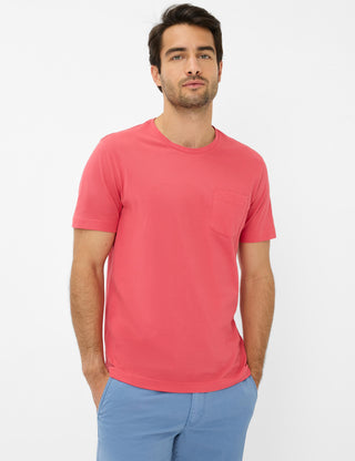 BRAX TODD T-Shirt - Sunset Rosé Glow - 70818500 26-4678-45