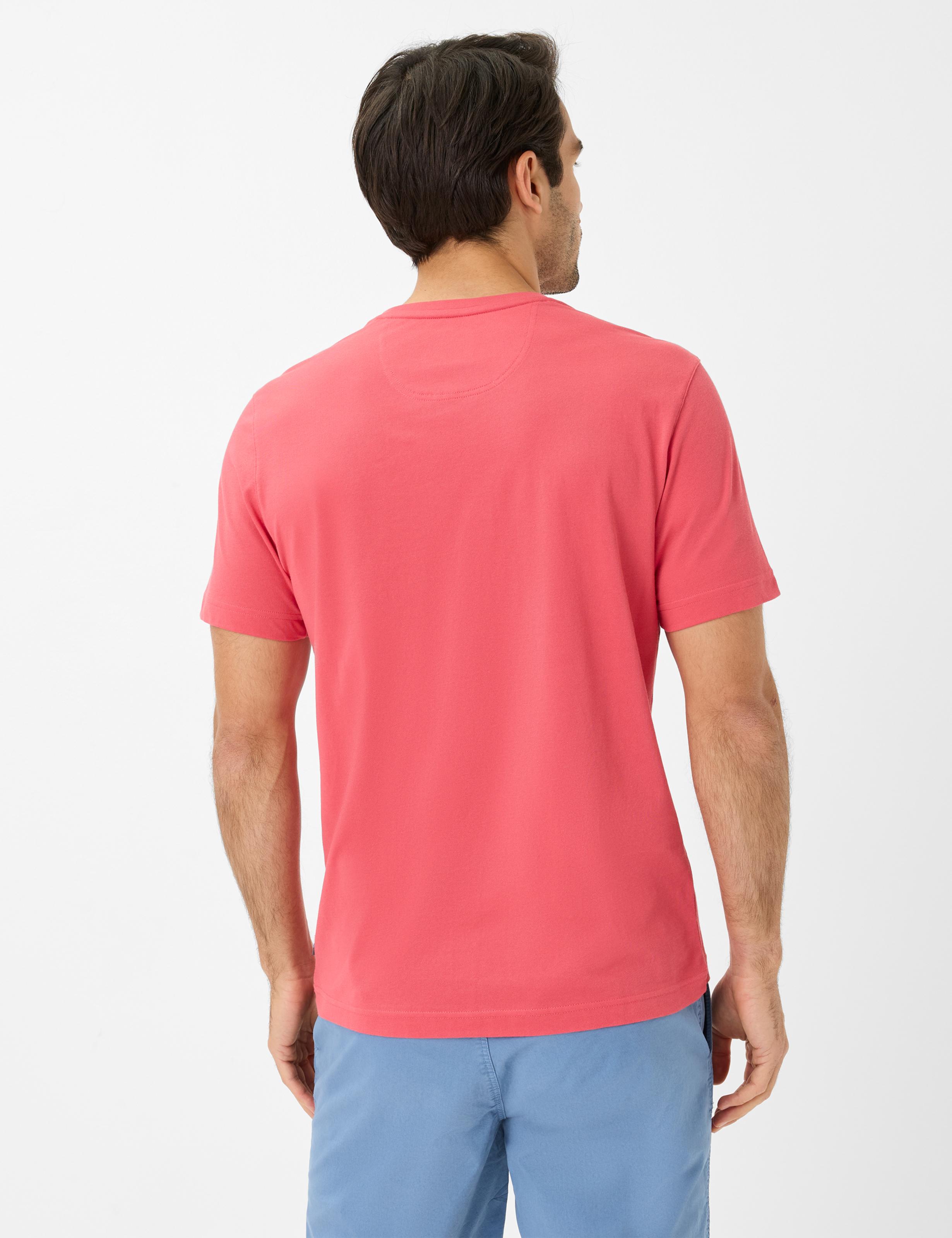 BRAX TODD T-Shirt - Sunset Rosé Glow - 70818500 26-4678-45 von BRAX