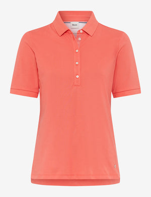 BRAX CLEO Poloshirt - Coral Sunset Pink - 90637500 31-3308-45