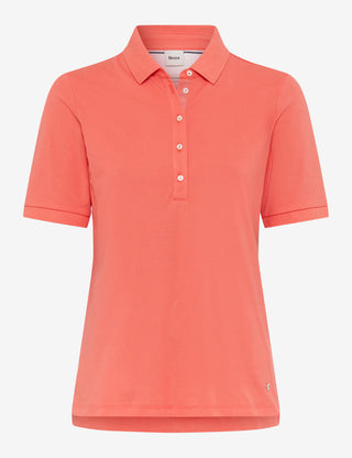 BRAX CLEO Poloshirt - Coral Sunset Pink - 90637500 31-3308-45