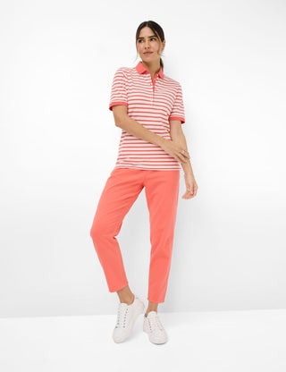 BRAX CLEO Poloshirt - Watermelon Riviera - 90637600 31-3318-45