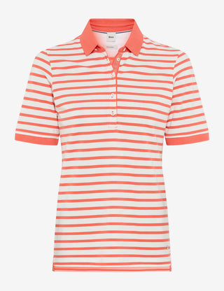 BRAX CLEO Poloshirt - Watermelon Riviera - 90637600 31-3318-45