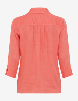 BRAX VICKI 3/4 Bluse - Coral Whisper - 94110200 41-7038-45
