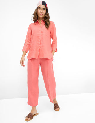 BRAX VICKI 3/4 Bluse - Coral Whisper - 94110200 41-7038-45