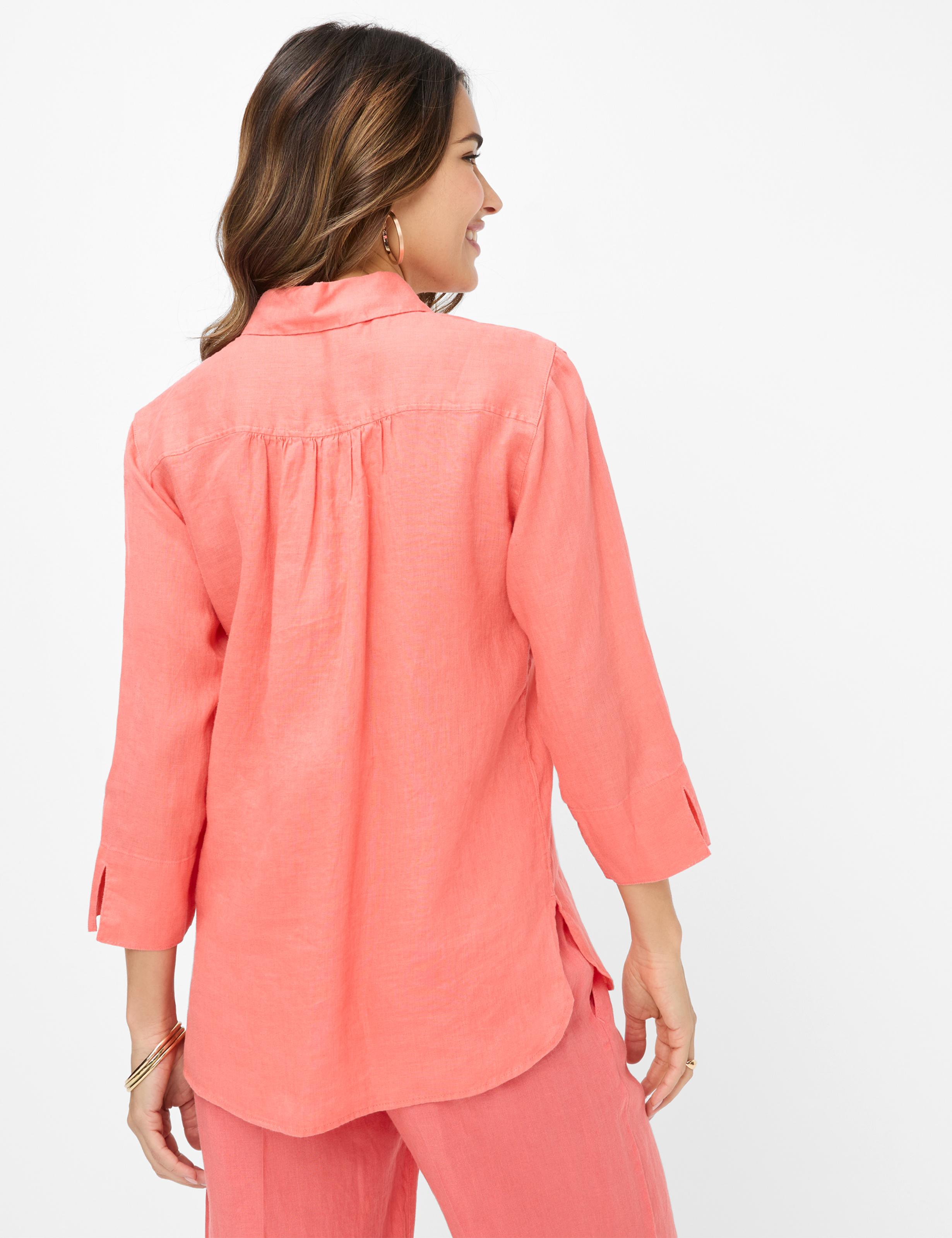 BRAX VICKI 3/4 Bluse - Coral Whisper - 94110200 41-7038-45 von BRAX