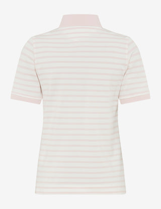 BRAX CLEO Poloshirt - Blush Breeze Stripe - 90637600 31-3318-87