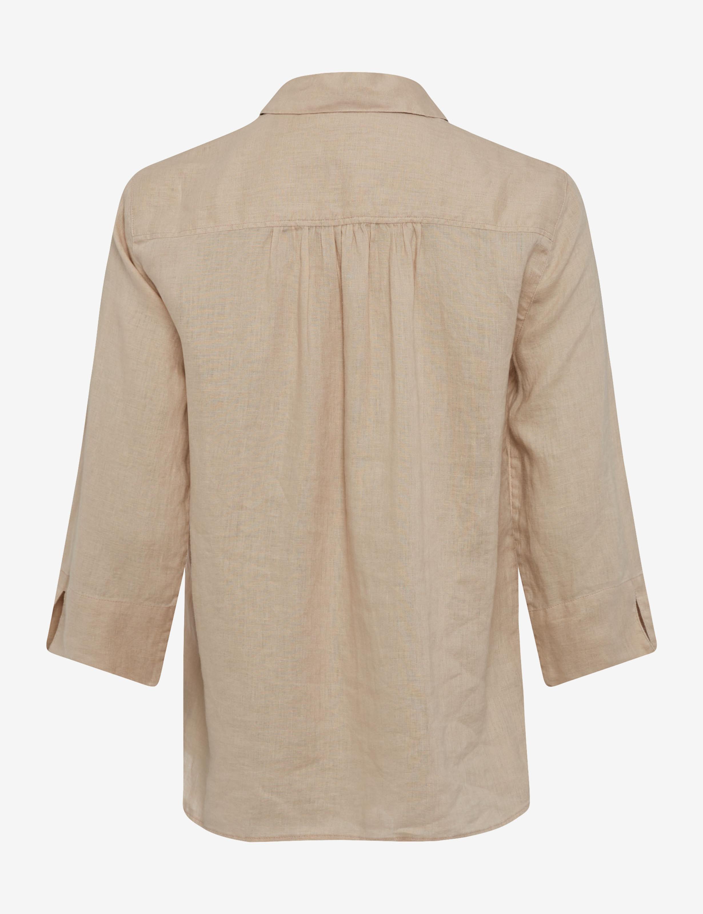 BRAX VICKI 3/4 Bluse - Toasted Almond Mist - 94110200 41-7038-54