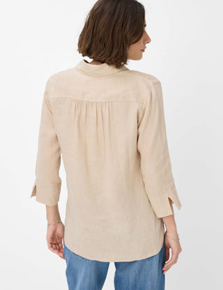 BRAX VICKI 3/4 Bluse - Toasted Almond Mist - 94110200 41-7038-54