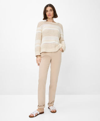 BRAX CAROLA Stoffhose - Sunlit Oat Beige - 9871020 71-1458-56