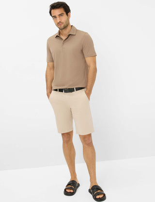 BRAX Bozen Chino-Shorts - Linen Sandlight - 7864720 81-3128-56